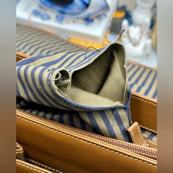 🆕 OROTON 🧿 NWOT Brown Leather Men's Briefcase - Picture 15 of 16